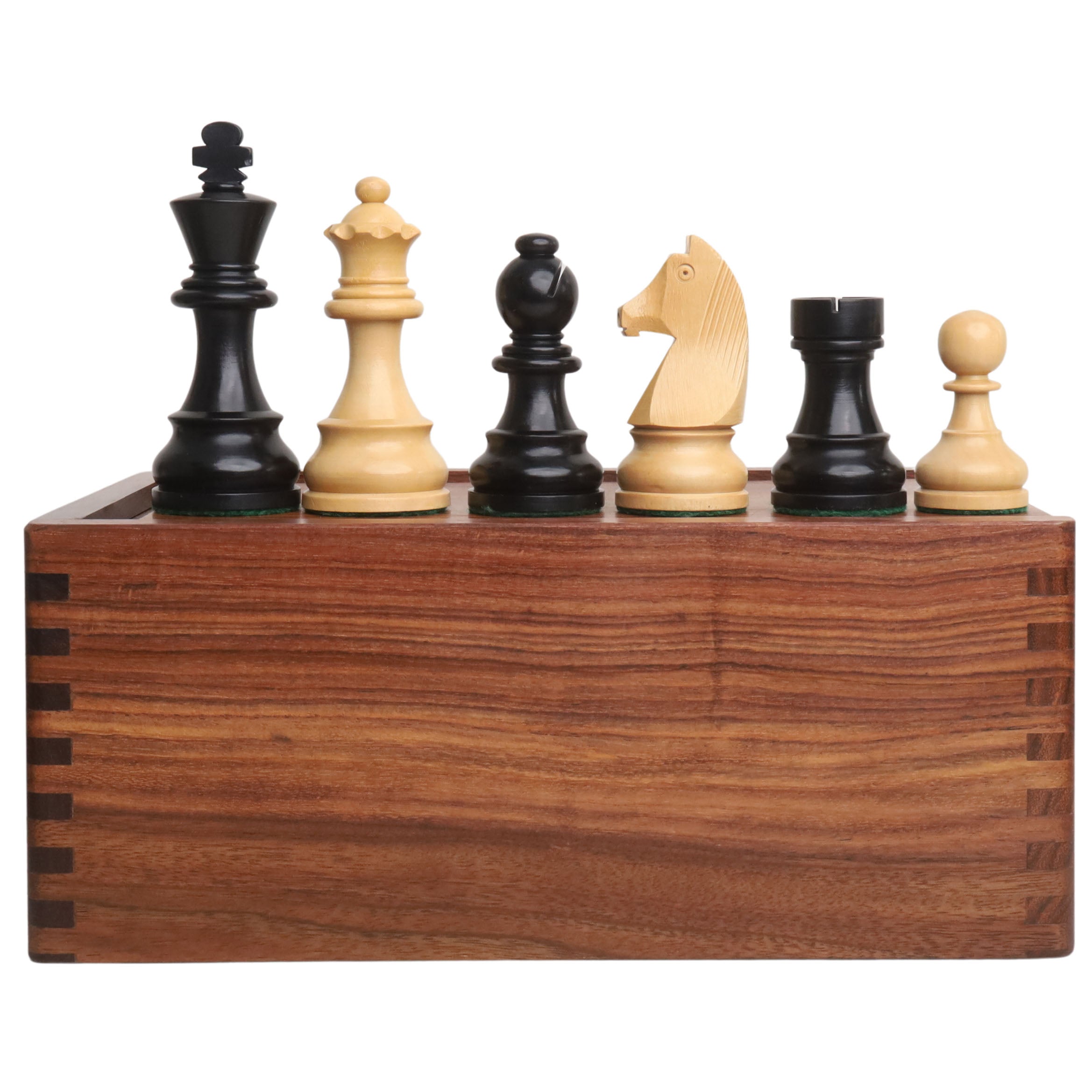 We Games English Staunton Tournament Chess Pieces In Wooden Box