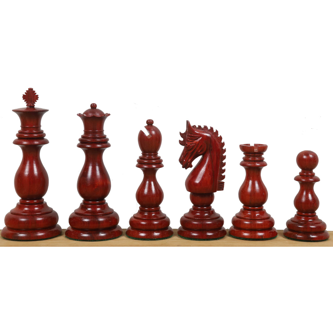 Slightly Imperfect 4.6" Medallion Luxury Staunton Chess Pieces Only Set