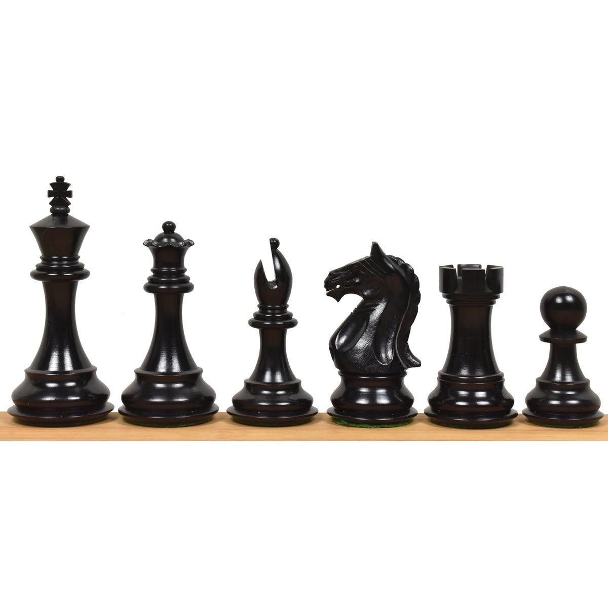 Slightly Imperfect 4" Ferocious Knight Staunton Chess Pieces Only set