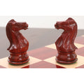 3.9" Professional Staunton Chess Set- Chess Pieces Only - Weighted Bud Rosewood