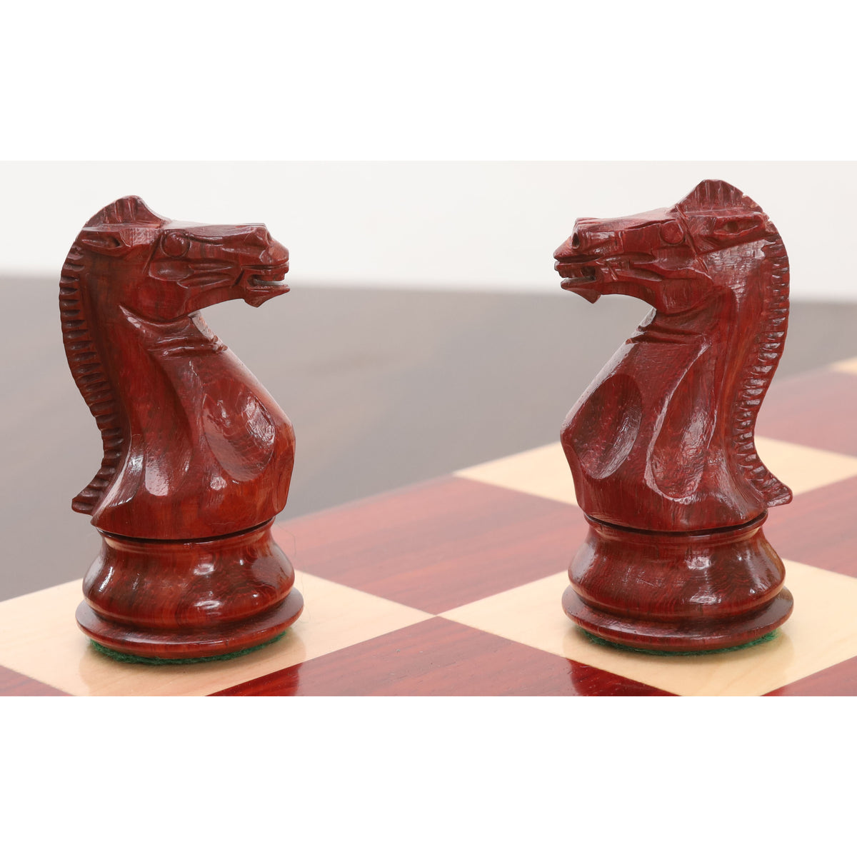 3.9" Professional Staunton Chess Set- Chess Pieces Only - Weighted Bud Rosewood