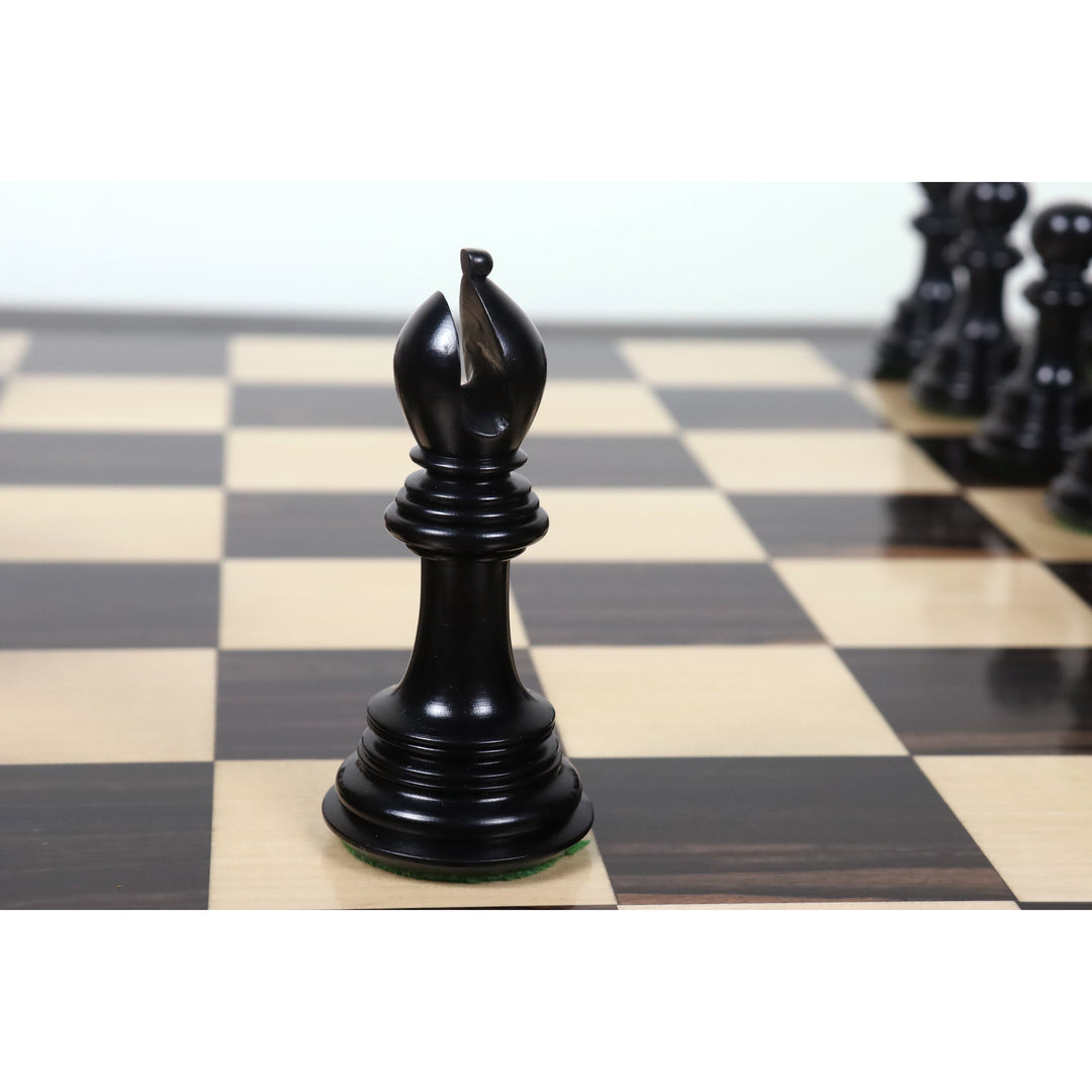 Javis Series Luxury Staunton 4.4 Chess set in Boxwood and Ebony Wood Javis Series Luxury Staunton 4.4 Chess set in Boxwood and Ebony Wood