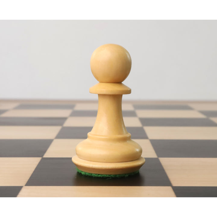 4.2" Supreme Luxury Series Staunton Juego de ajedrez - Sólo Piezas de Ajedrez - Madera de boj lastrada