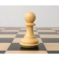 4.2 inch Supreme Luxury Staunton pawn in light boxwood.