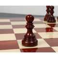 Single bud rosewood pawn chess piece from the Stallion Staunton collection.