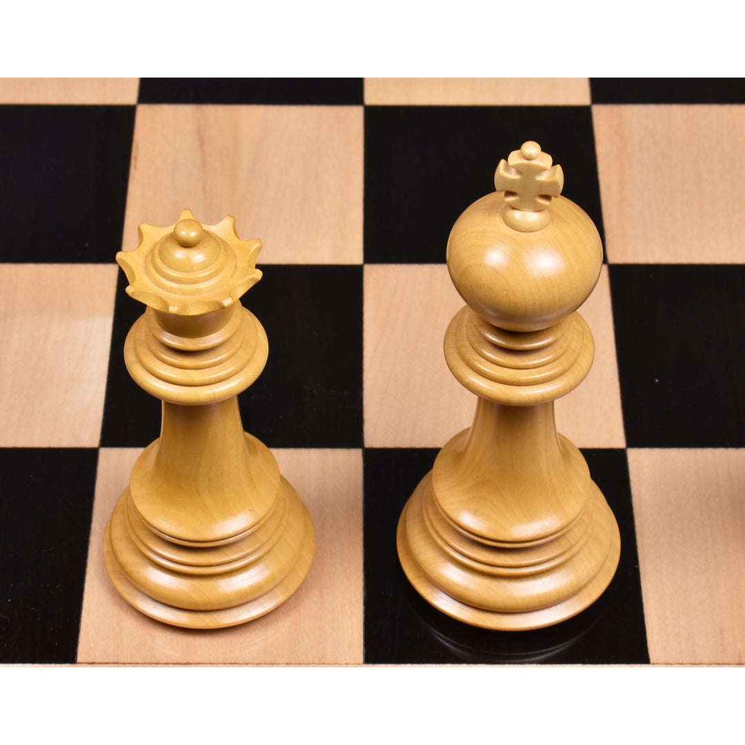Londra di lusso Staunton Chess - Legno-Ebano Londra di lusso Staunton Chess - Legno-Ebano