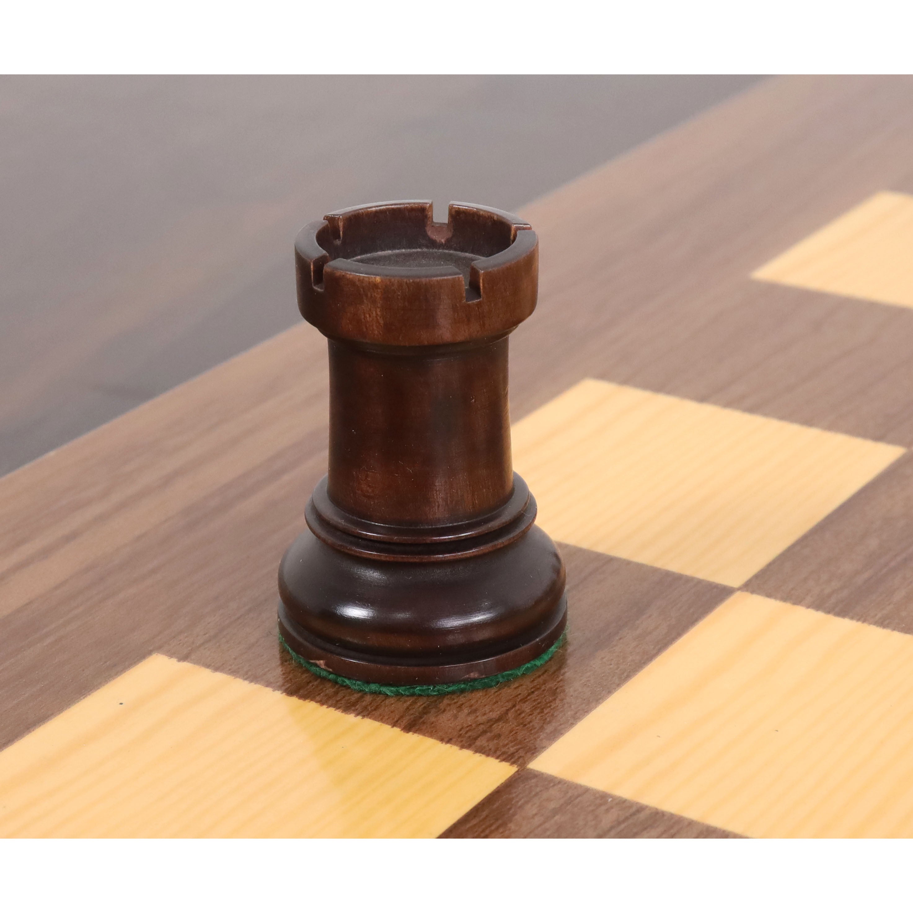 Analysis Chess Pieces – 30 Black & Natural Pieces w/ Felt Bottoms