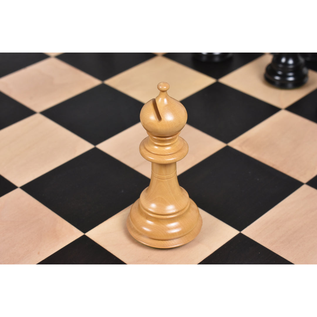 Slightly Imperfect 4.6" Prestige Luxury Staunton Chess Pieces Only set