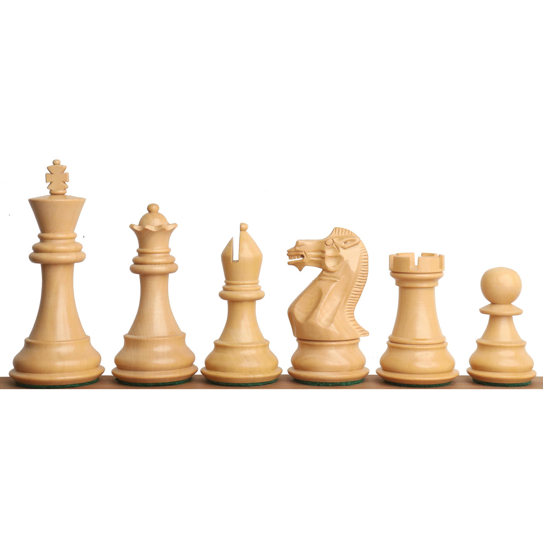 Profesjonalny zestaw szachów Staunton 3,9” - tylko  szachy - ważone drewno różane i bukszpan