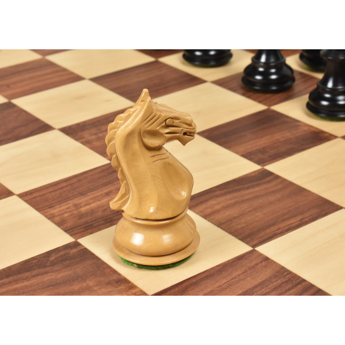Slightly Imperfect 4" Ferocious Knight Staunton Chess Pieces Only set