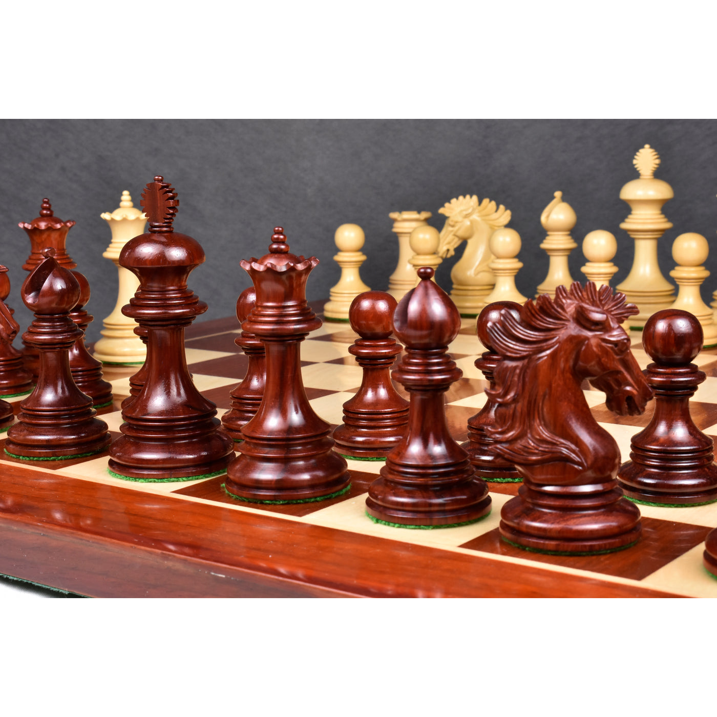 Alexandria Luxury Staunton Chess Pieces Only Set