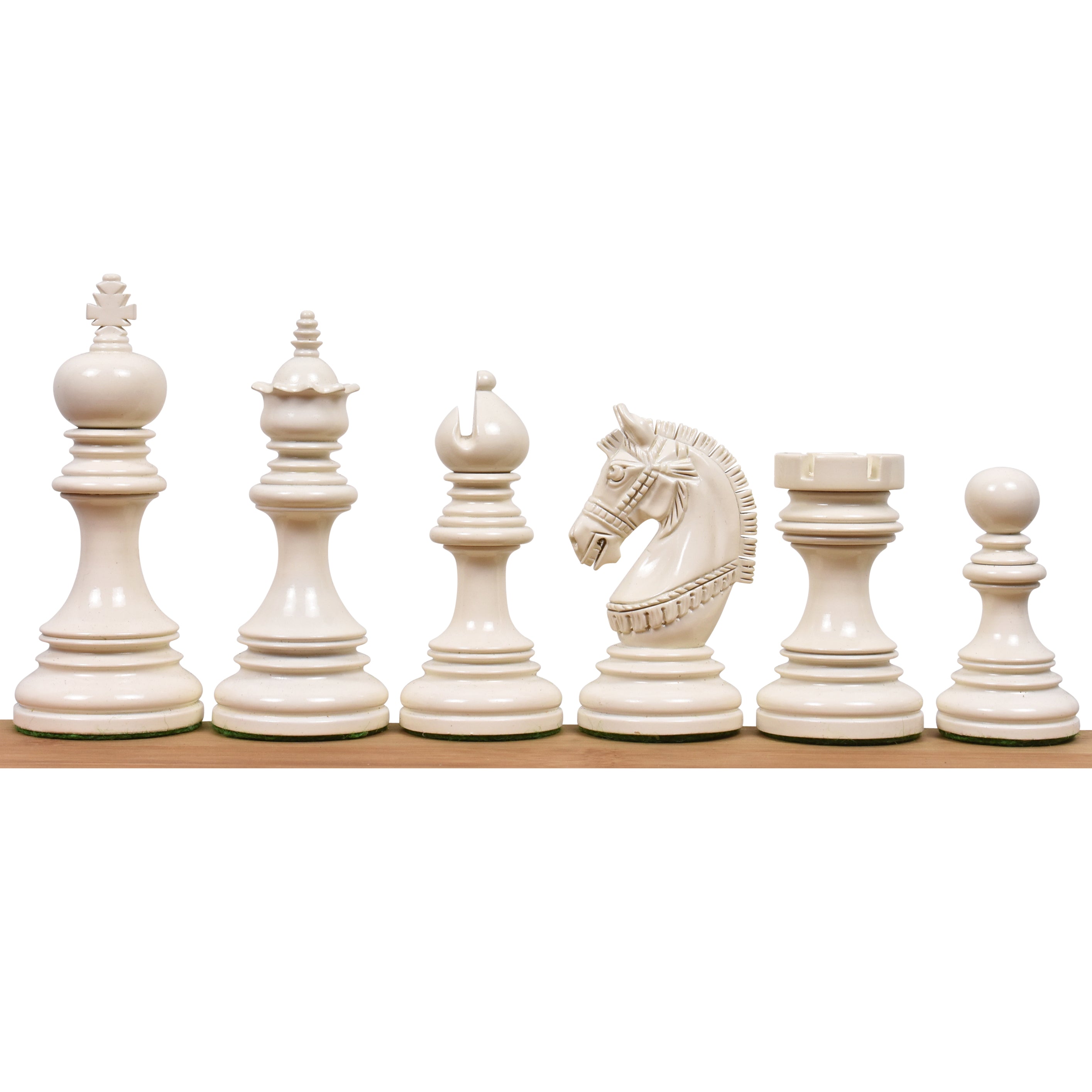 4.3 Grazing Knight Luxury Staunton Chess Set- Chess Pieces Only-Lacqu –  royalchessmall