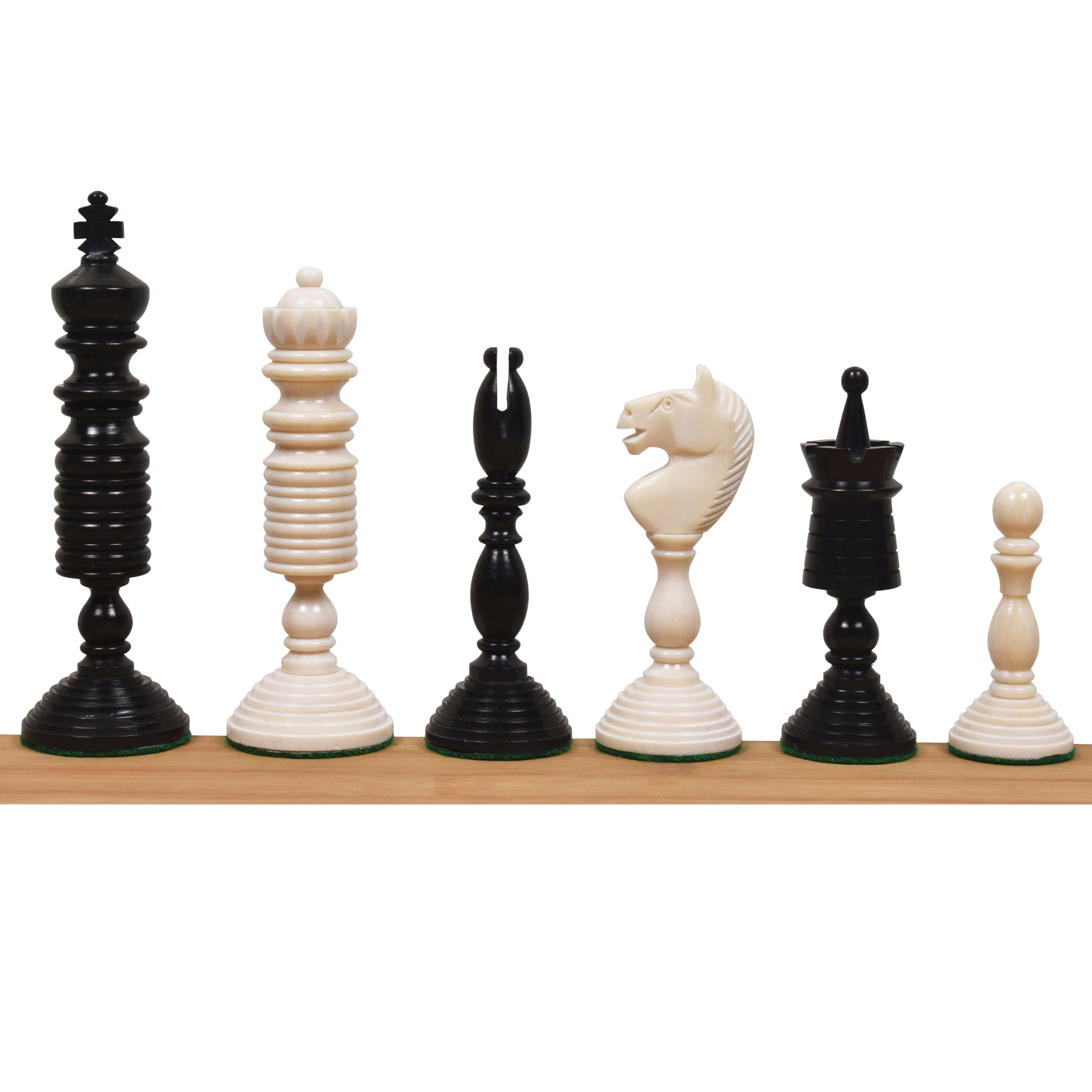 Antique Pre-Staunton English Chess Pieces Only set