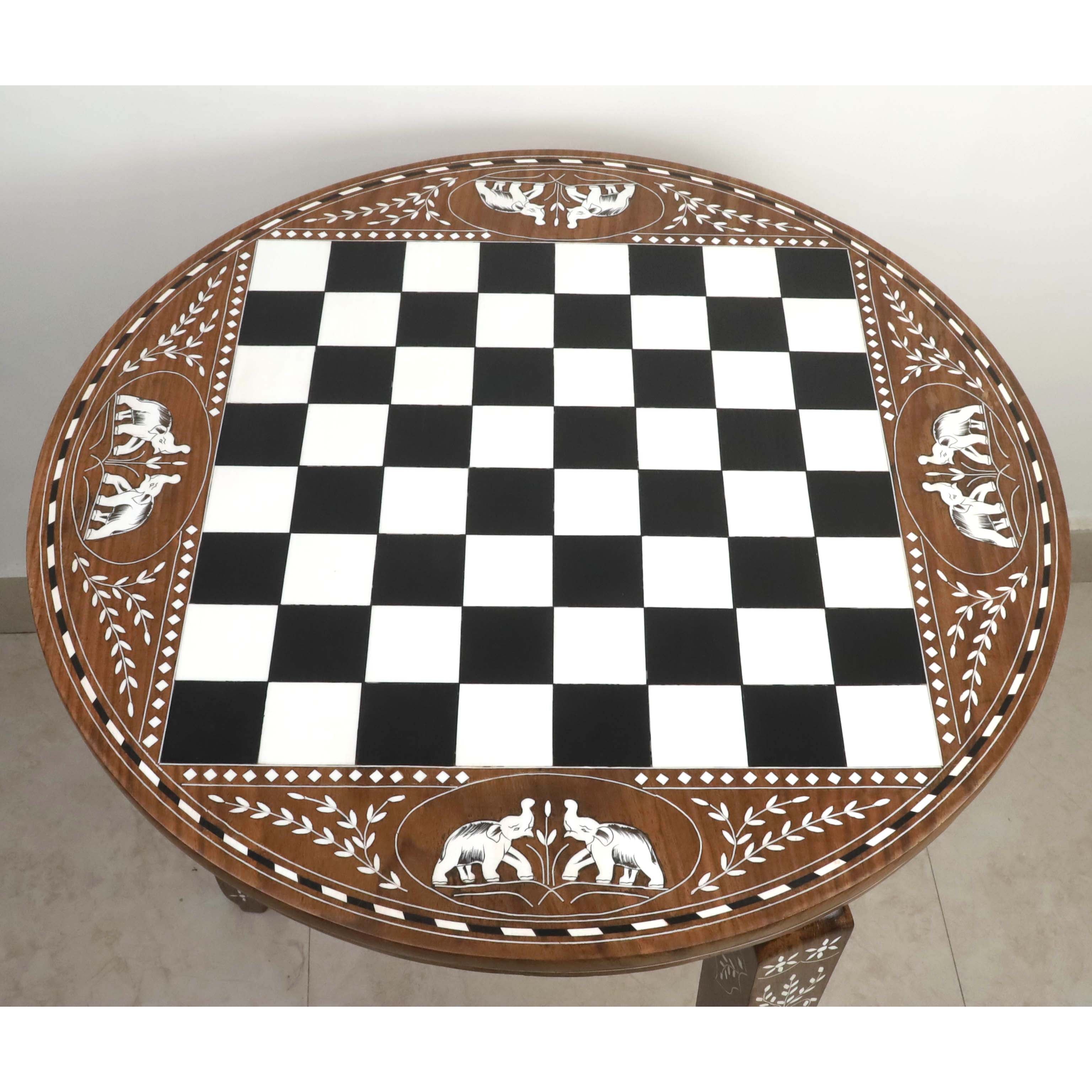  RoyalChessMall-4.1 Pro Staunton Weighted Red & White Painted  Wooden Chess Pieces Set -4 Queens : Toys & Games