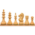 Full set of 4.2 inch Supreme Luxury Staunton pieces in light boxwood.