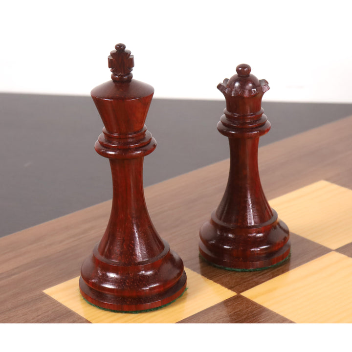 Slightly Imperfect 2021 Sinquefield Cup Reproduced Staunton Chess Set - Chess Pieces Only - Triple weighted Bud Rosewood