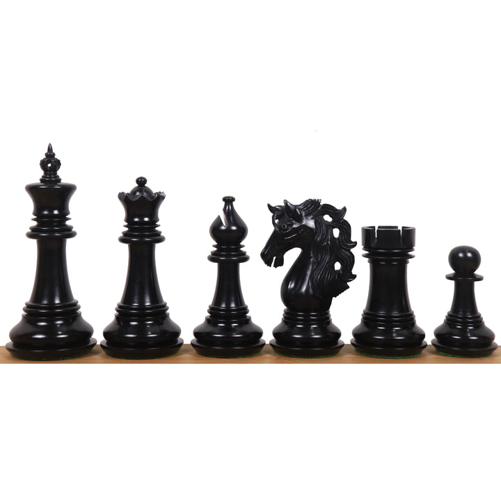 Slightly Imperfect 4.6" Spartacus Luxury Staunton Chess Pieces Only Set