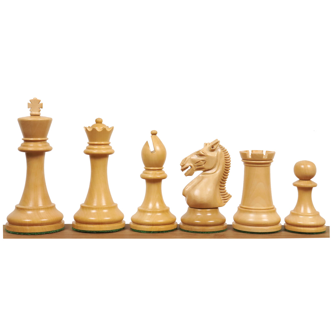 Slightly Imperfect 3.9" Hastings Staunton Chess Pieces Only Set