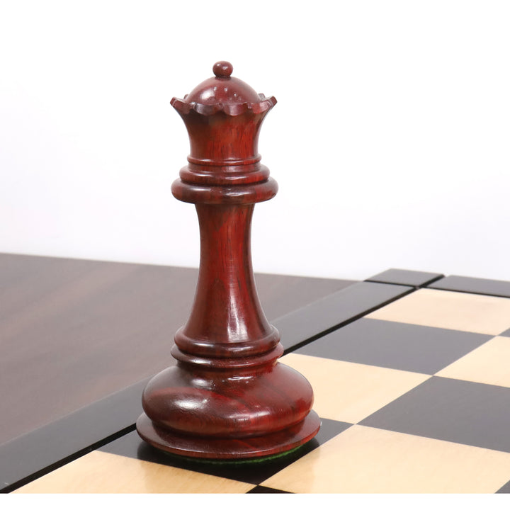 Zestaw szachów Mammoth Luksusowy Staunton 6,1” - Tylko szachy - Pączek Drewno Różane - Potrójna waga