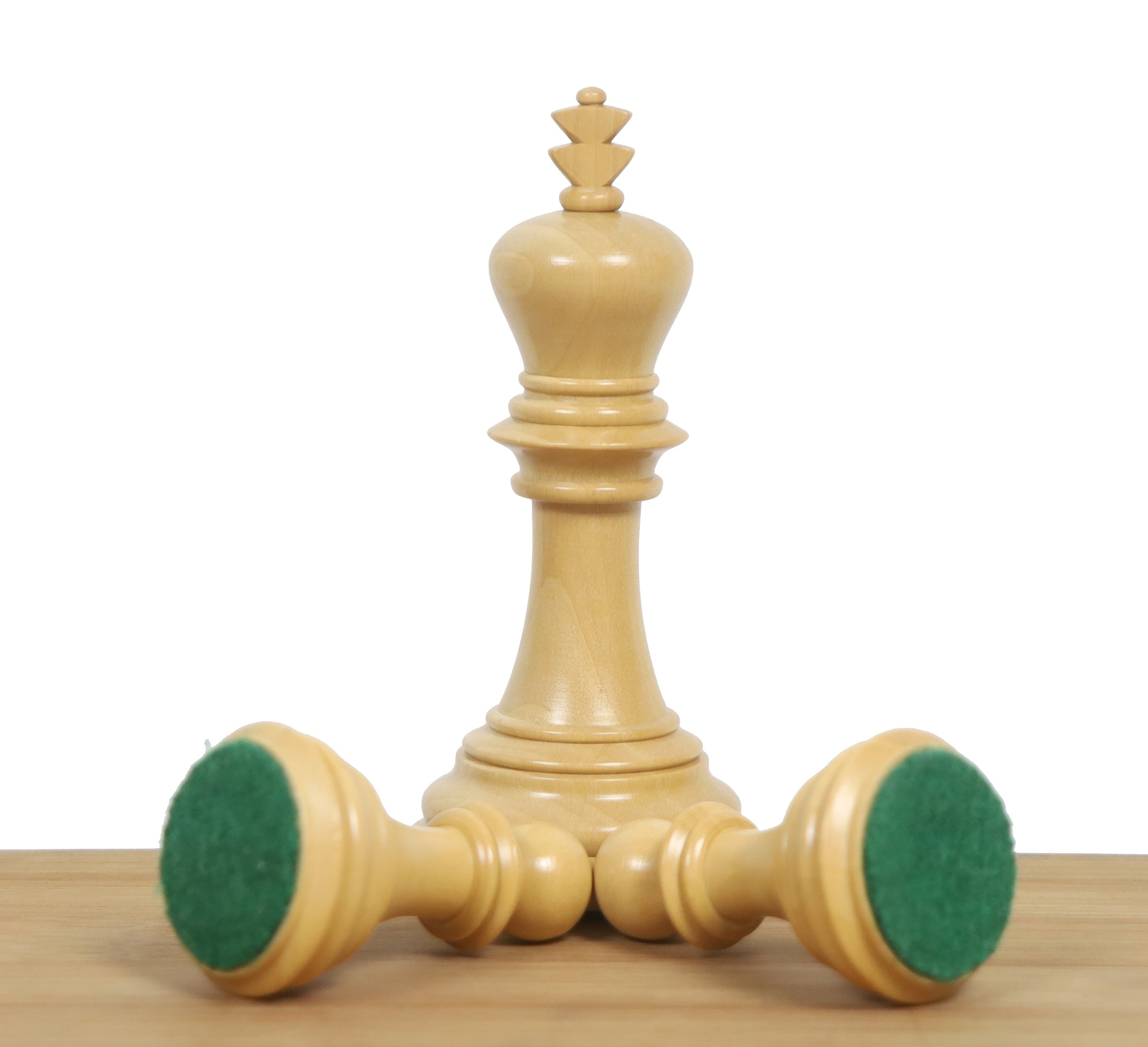 3.9" Imperial Series Reproduced Staunton Chess Pieces Set Only- Weighted Rosewood& Boxwood