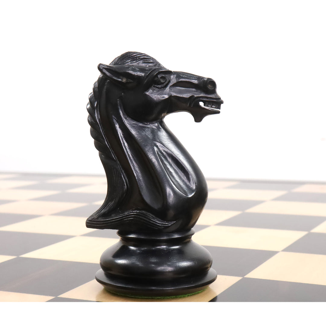Kombo 6,1„ Mammoth Luksusowy zestaw szachów Staunton - figury z drewna hebanowego z 25” planszą szachową