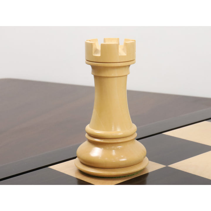 6,1" Mammut Luxus Staunton Schachspiel - Nur Schachfiguren - Knospe Palisander - Dreifaches Gewicht