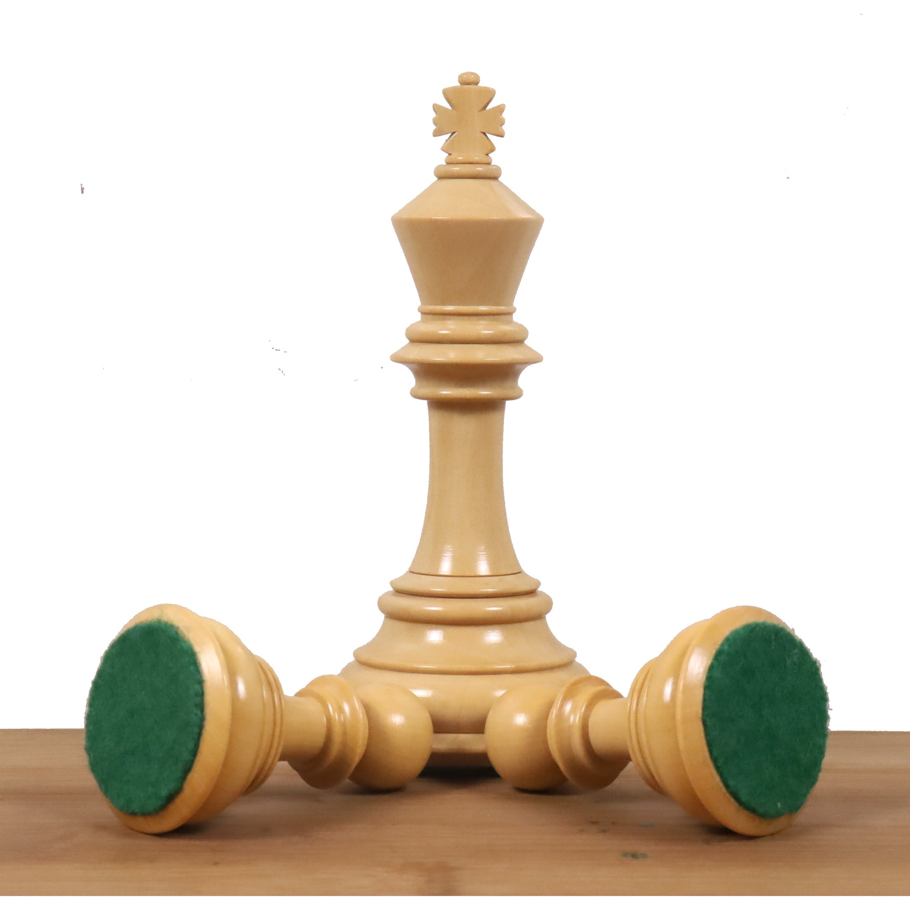 4.6″ Rare Columbian Triple Weighted Luxury Chess Pieces Only Set