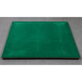 Underneath view of the chess board showing the premium green felt base to protect table surfaces.