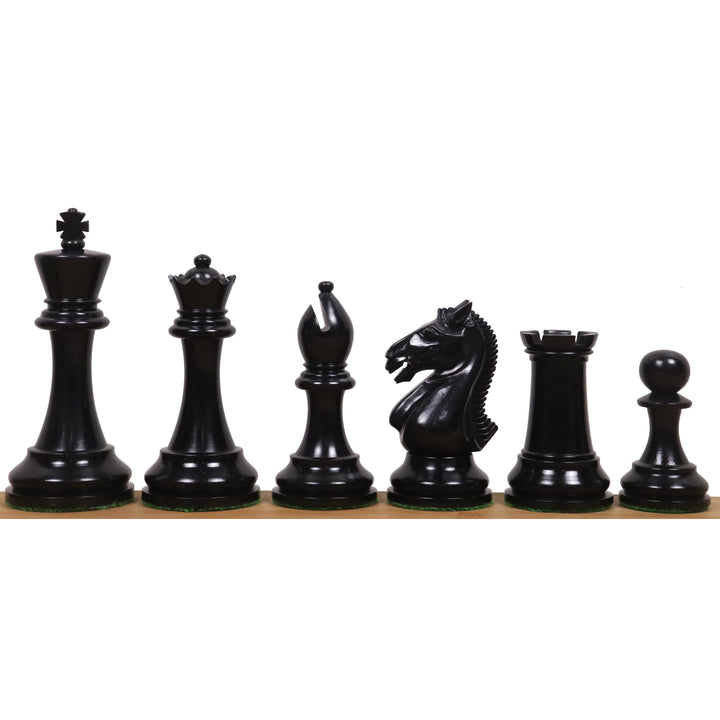 Slightly Imperfect 3.9" Hastings Series Staunton Chess Pieces Only Set