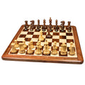 4.2" Executive Staunton chess set in Golden Rosewood and boxwood.