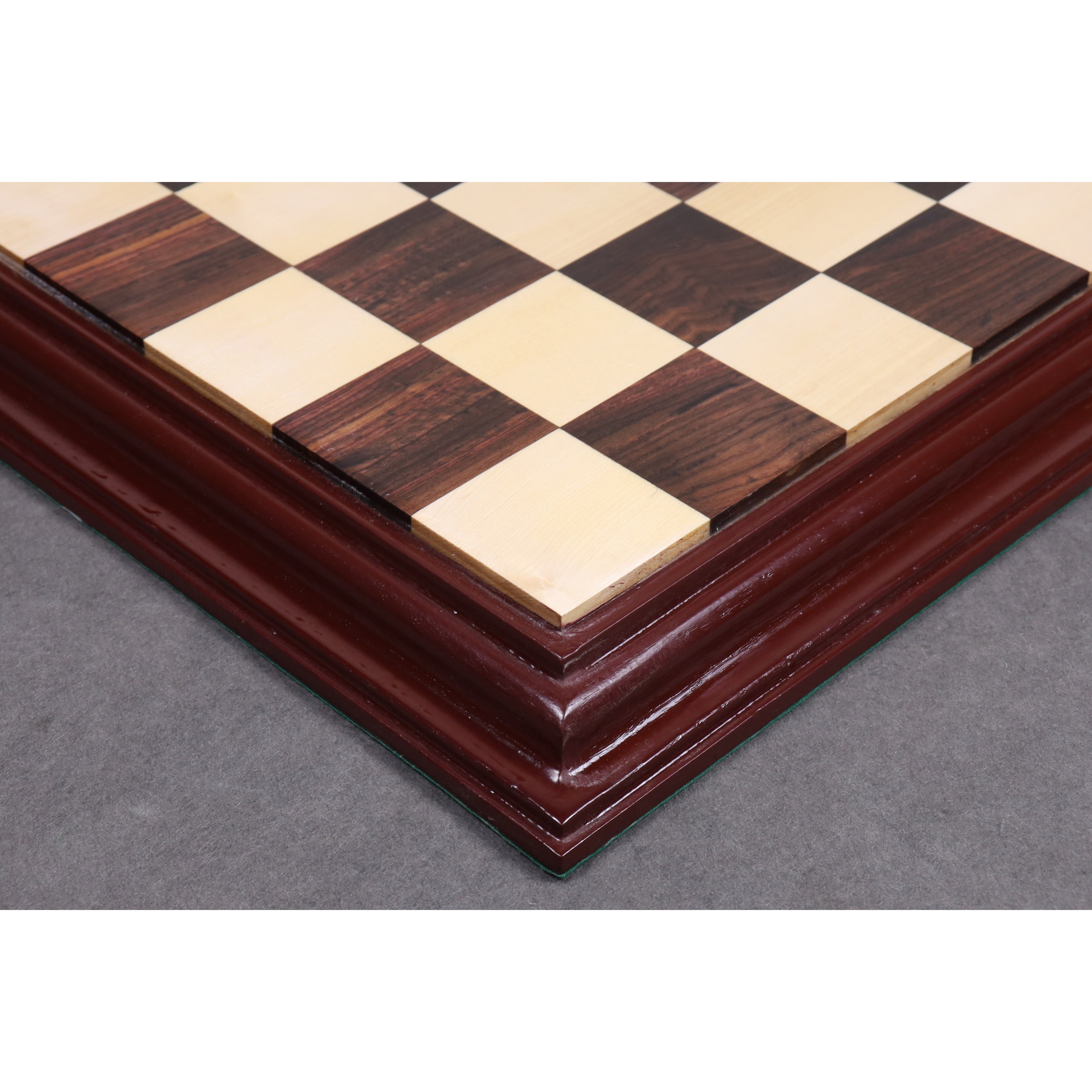 21 inches Large Flat Chess board Rosewood & Maple Wood-Square of 55 mm –  royalchessmall