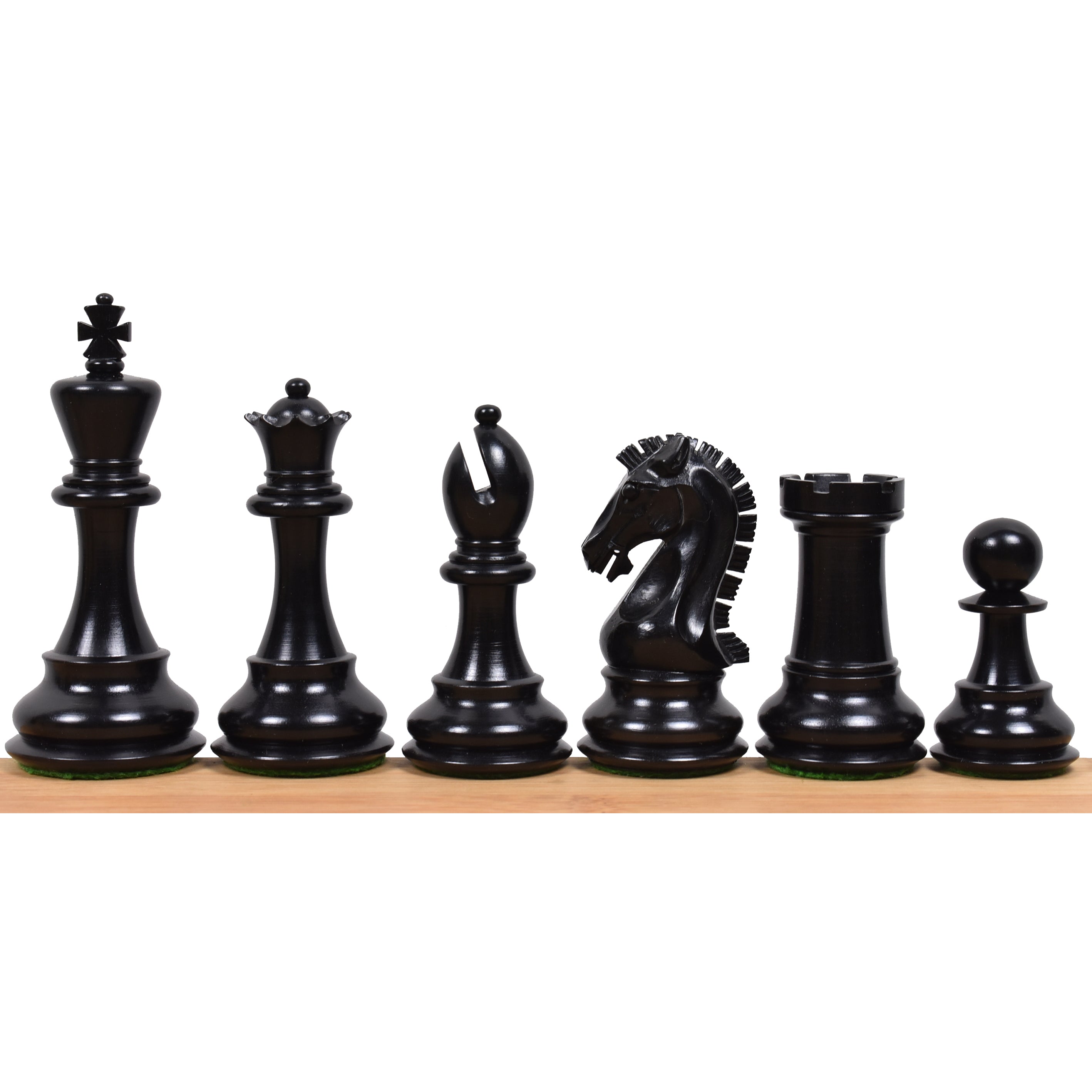 3.9 Craftsman Series Staunton Chess Pieces Only Set - Triple