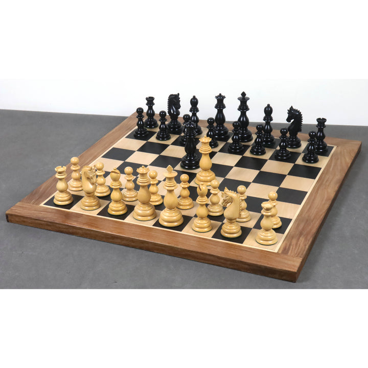 Slightly Imperfect 4.6" Medallion Luxury Staunton Chess Pieces Only Set