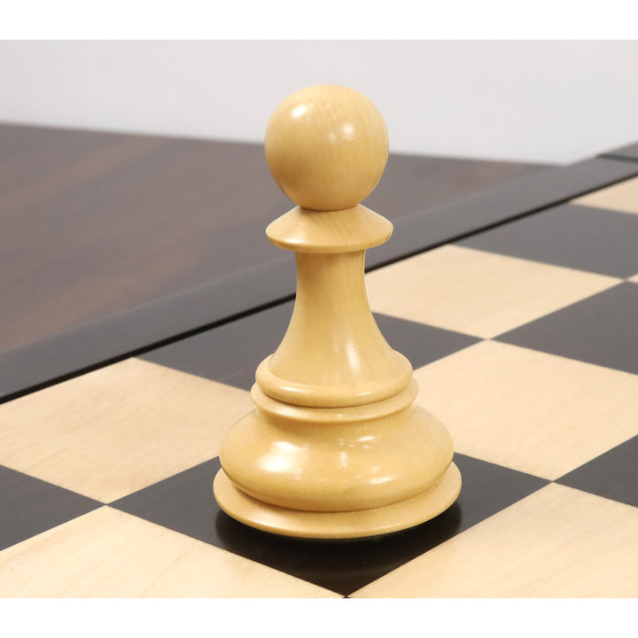 6,1" Mammut Luxus Staunton Schachspiel - Nur Schachfiguren - Ebenholz - Dreifach Gewicht
