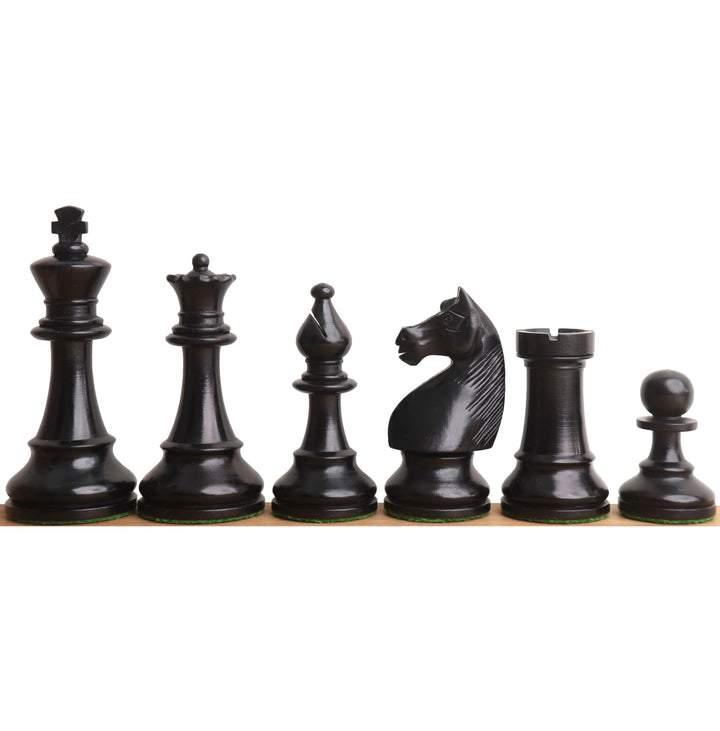 Juego de ajedrez alemán de colección de los años 20 - Sólo piezas de ajedrez - Madera de boj antigua - 4.1