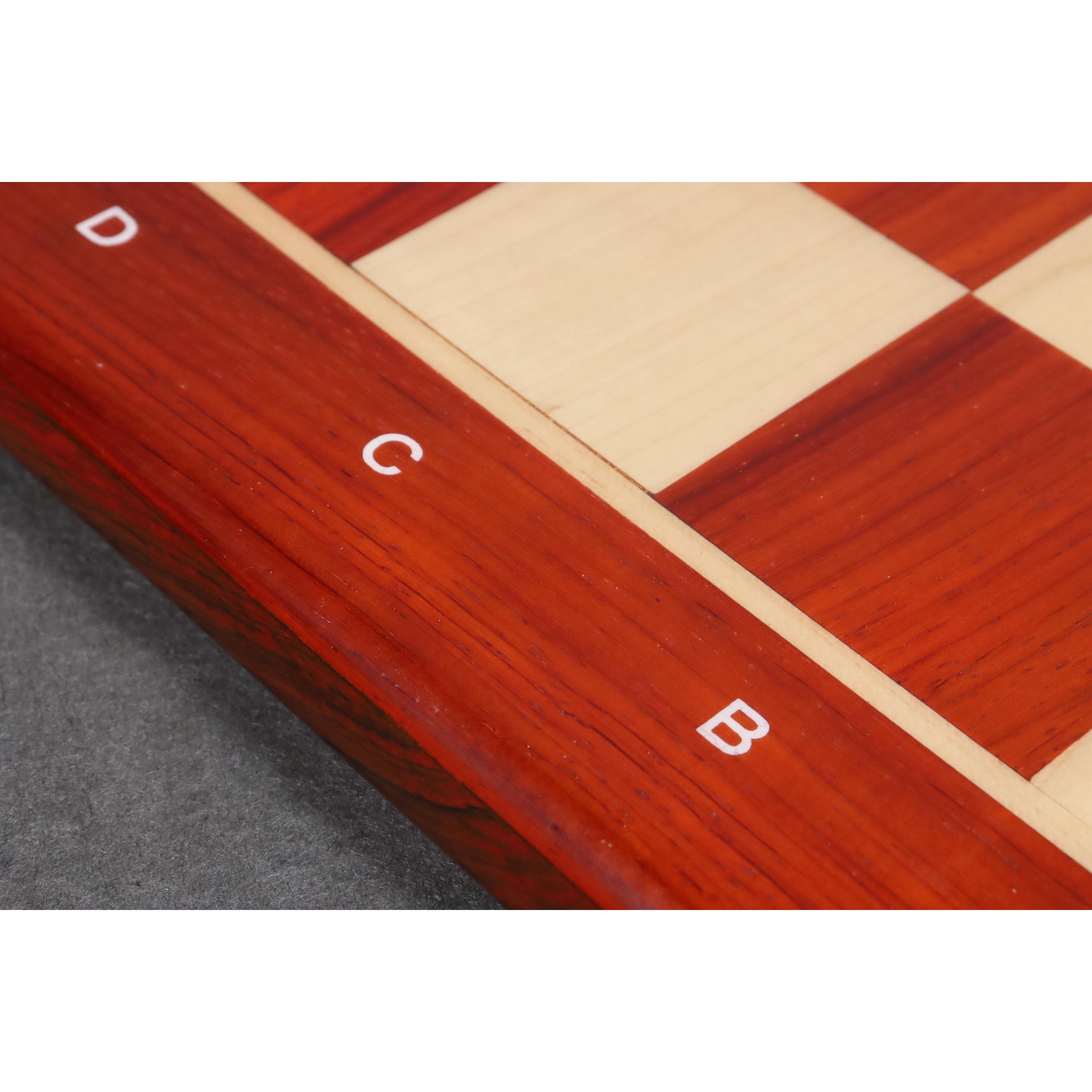 Solid Bud Rosewood and Maple- 55 mm square- Algebraic Notations