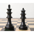 Black king and queen pieces from the 4.2 inch Supreme Luxury Staunton set.