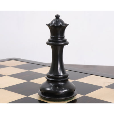 6.3" Jumbo Pro Staunton Luxury Chess Pieces Only Set - Ebony Wood - Triple Weight