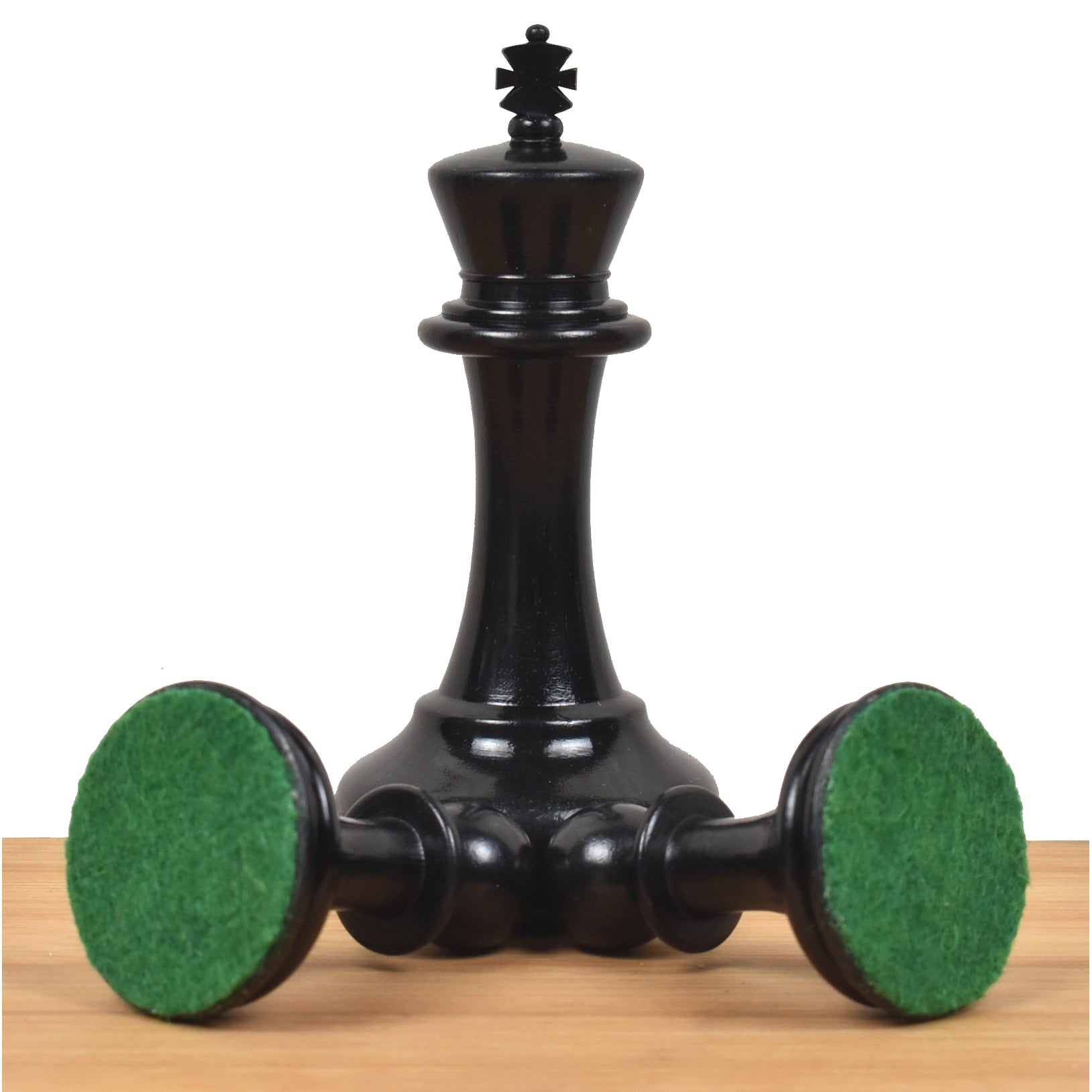 3.5インチ 1852-55 Harrwitz Staunton アンティークツゲ材と黒檀の