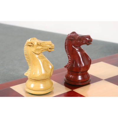 Combo of 3.9" Professional Staunton Chess Set - Pieces in Bud Rosewood With Board and Box