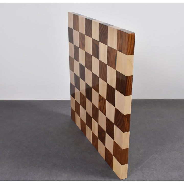 Slightly Imperfect Borderless Hardwood End Grain Chess Board