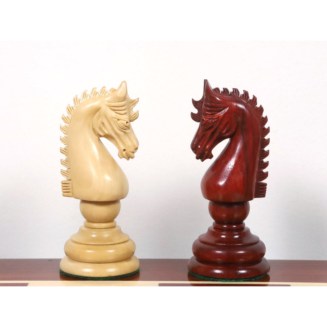 Slightly Imperfect 4.6" Medallion Luxury Staunton Chess Pieces Only Set