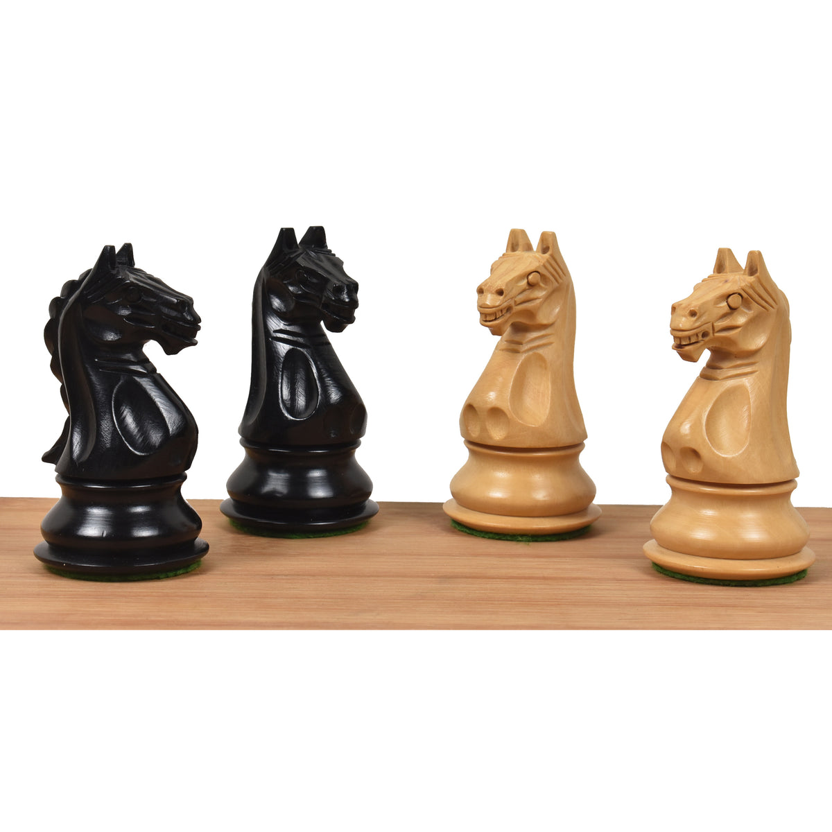 Slightly Imperfect 4" Ferocious Knight Staunton Chess Pieces Only set