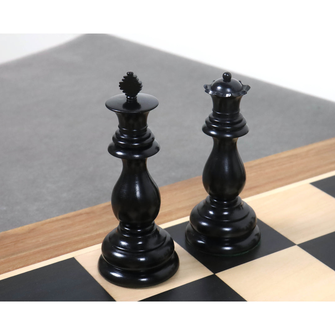 Slightly Imperfect 4.6" Medallion Luxury Staunton Chess Pieces Only Set