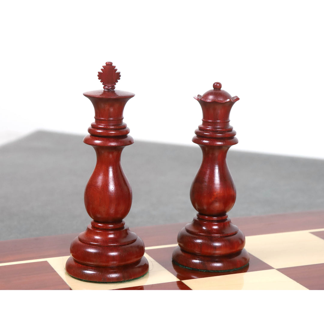 Slightly Imperfect 4.6" Medallion Luxury Staunton Chess Pieces Only Set