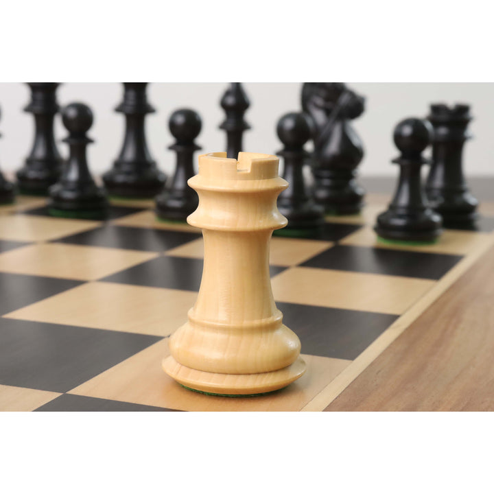Zestaw szachów Staunton 4,2" Supreme Luxury Series - tylko figury szachowe - obciążony bukszpan