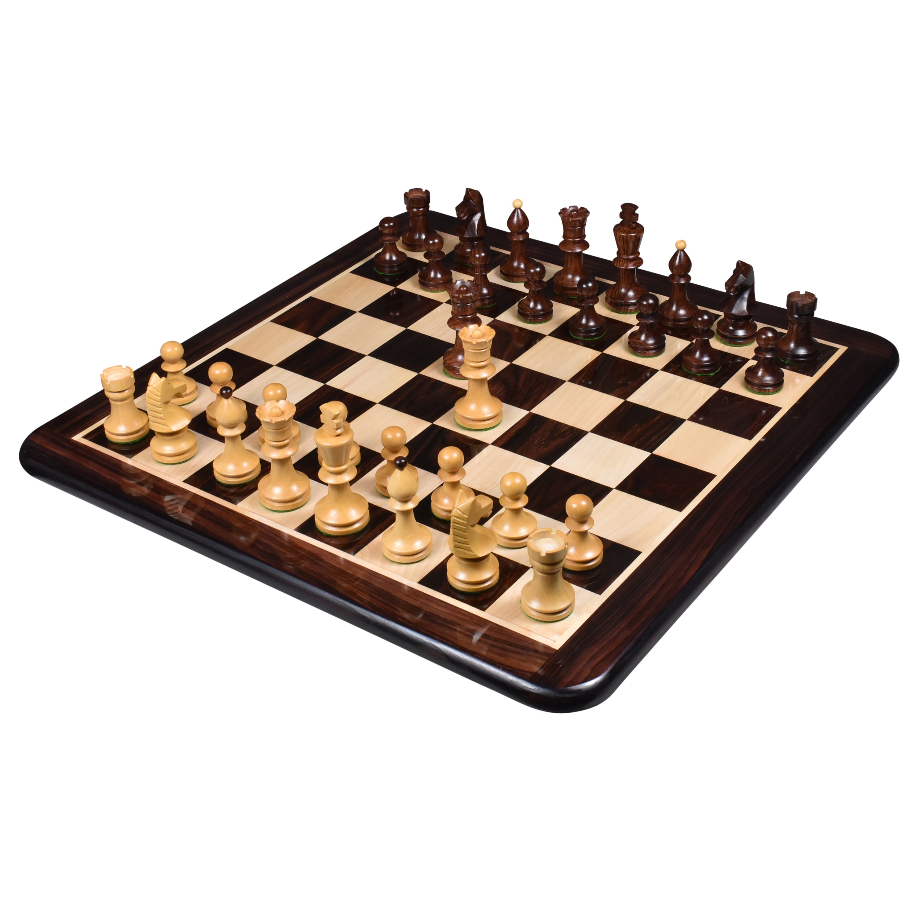 Traditional Orawa folk style chess set - With Wooden Love