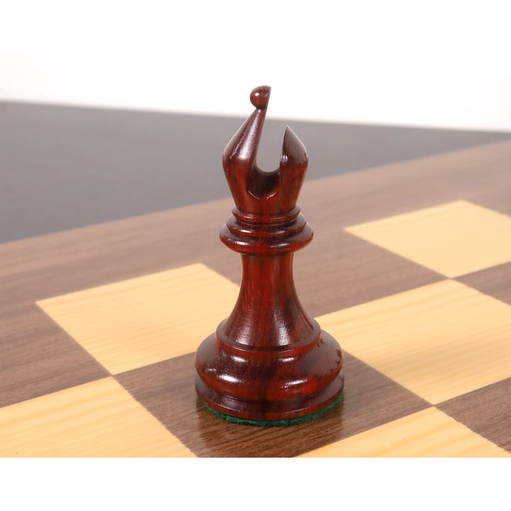 Slightly Imperfect 2021 Sinquefield Cup Reproduced Staunton Chess Set - Chess Pieces Only - Triple weighted Bud Rosewood