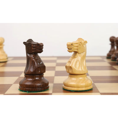4.1" New Classic Staunton Wooden Chess Set- Chess Pieces Only - Weighted Golden Rosewood