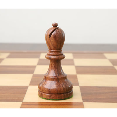 3.8" Reykjavik Series Staunton Wooden Chess Set- Chess Pieces Only - Weighted Sheesham Wood